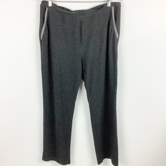 LOGO by Lori Goldstein Pants - LOGO Lounge French Terry Gray Pull On Lounge Pants Sz Large